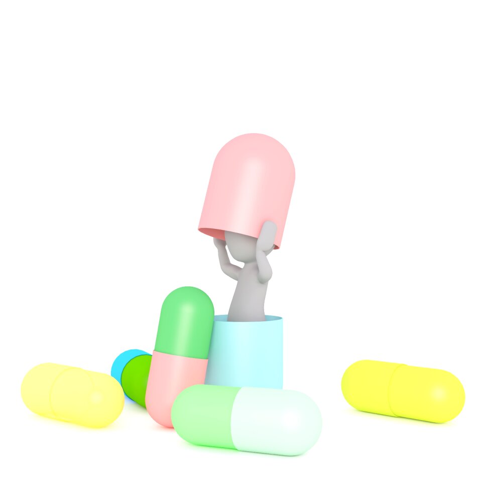 Isolated 3d model. Free illustration for personal and commercial use.