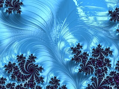 Swirls puffy fantasy. Free illustration for personal and commercial use.
