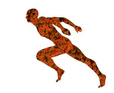 Man running person adult. Free illustration for personal and commercial use.