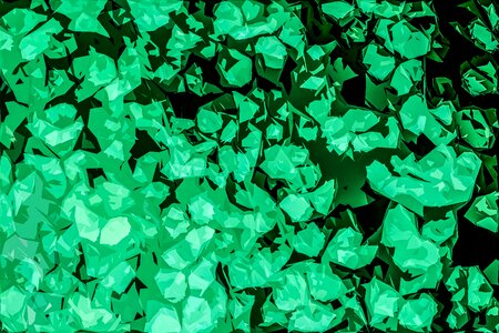 Clover green emerald. Free illustration for personal and commercial use.
