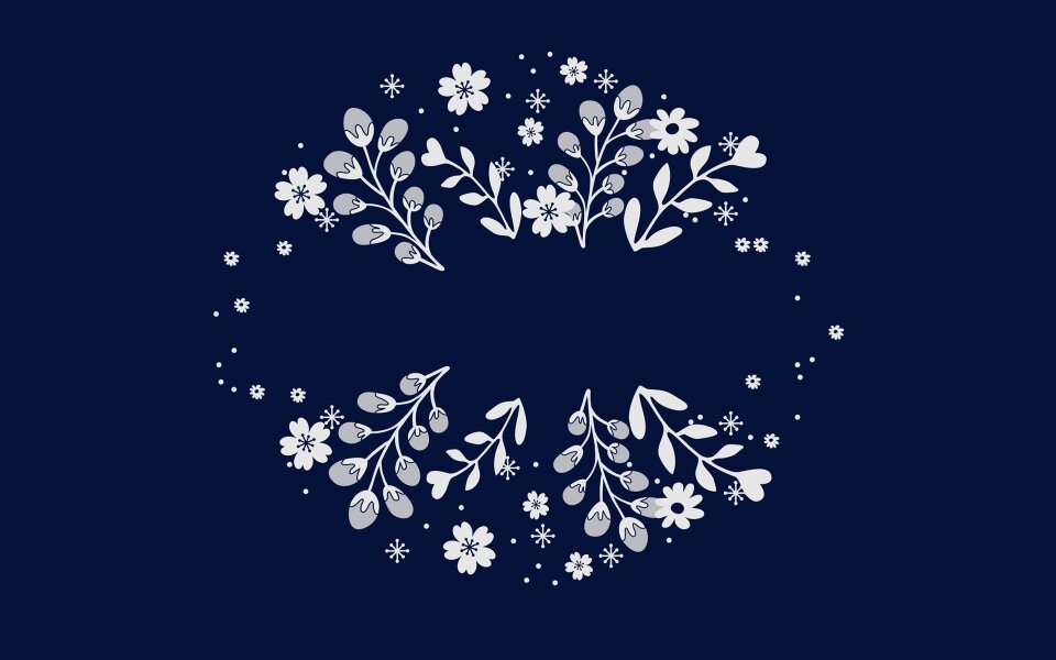 Blue flower blue pattern Free illustrations. Free illustration for personal and commercial use.
