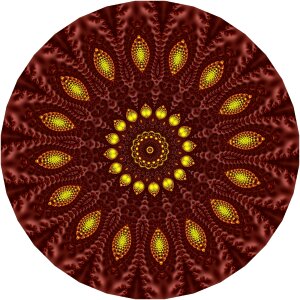 Mandala pattern stylized. Free illustration for personal and commercial use.