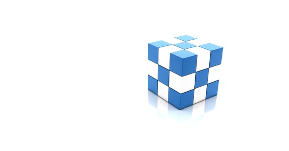 Modern cube shape background image. Free illustration for personal and commercial use.