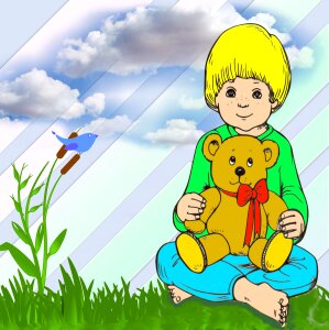 Child childhood kid. Free illustration for personal and commercial use.