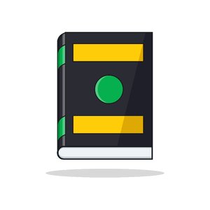 Book literature symbol. Free illustration for personal and commercial use.