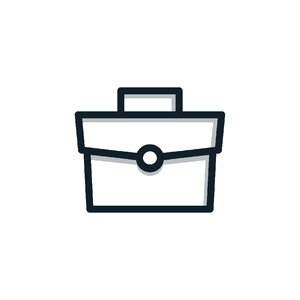 Flat case symbol. Free illustration for personal and commercial use.