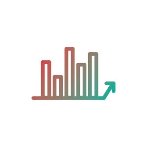Business graph data. Free illustration for personal and commercial use.