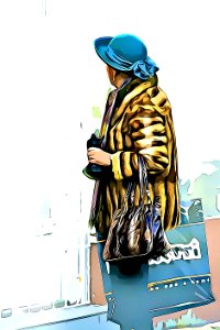 Fur coat jacket clothes. Free illustration for personal and commercial use.