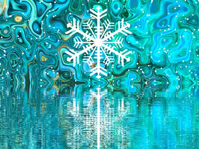 Cold ice crystal wintry. Free illustration for personal and commercial use.