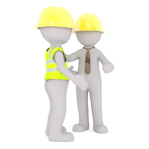 Workers helm safety helmet. Free illustration for personal and commercial use.