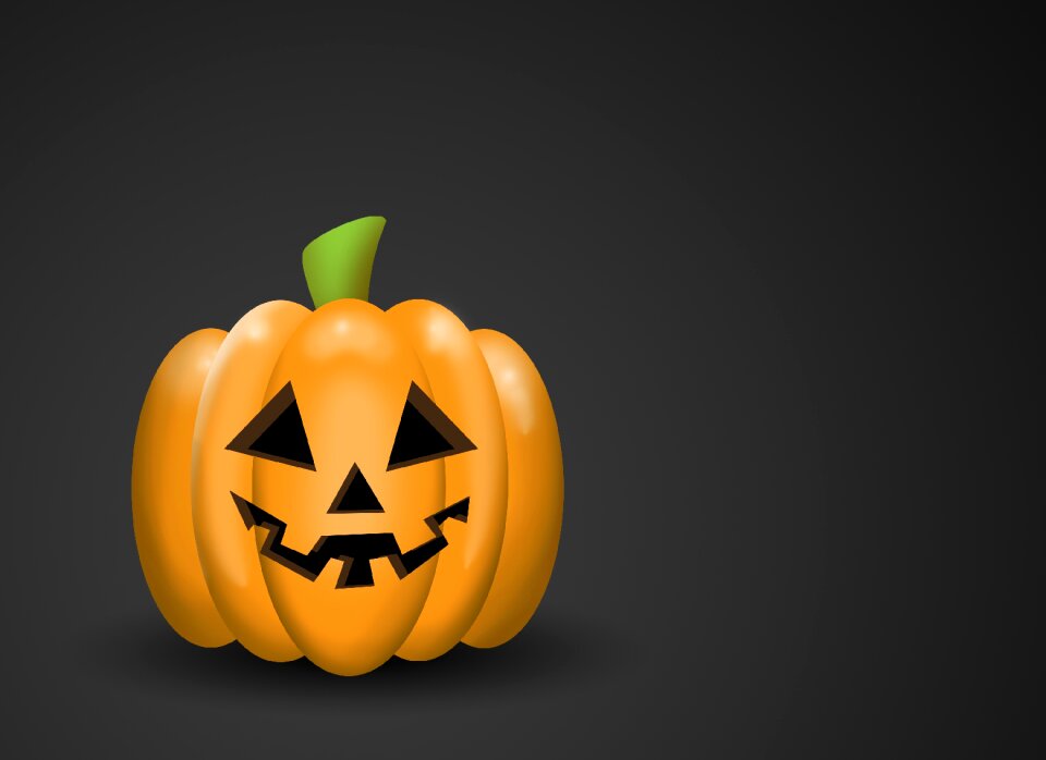 Holiday jack-o-lantern treat. Free illustration for personal and commercial use.