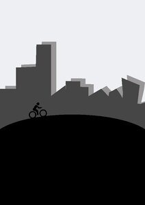 Sport biking active. Free illustration for personal and commercial use.