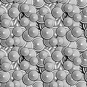 Seamless wallpaper circle pattern. Free illustration for personal and commercial use.