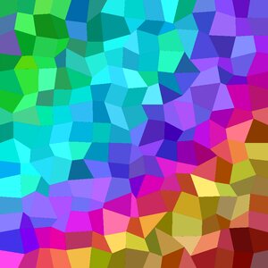Colors rectangle polygon. Free illustration for personal and commercial use.