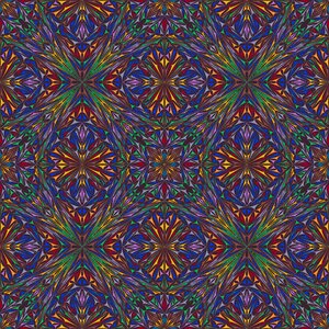 Kaleidoscopic geometric symmetry. Free illustration for personal and commercial use.