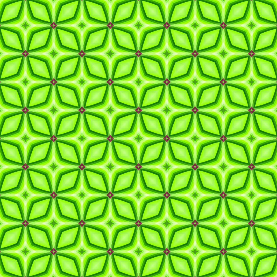 Seamless green star. Free illustration for personal and commercial use.