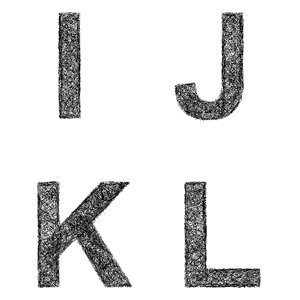 L letter font. Free illustration for personal and commercial use.