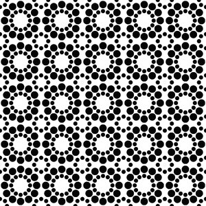 Black and white seamless pattern decorative. Free illustration for personal and commercial use.