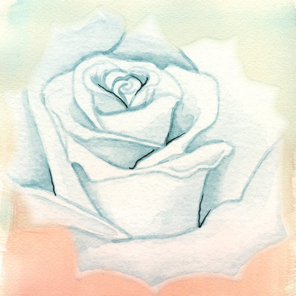 Blue pink pastel. Free illustration for personal and commercial use.