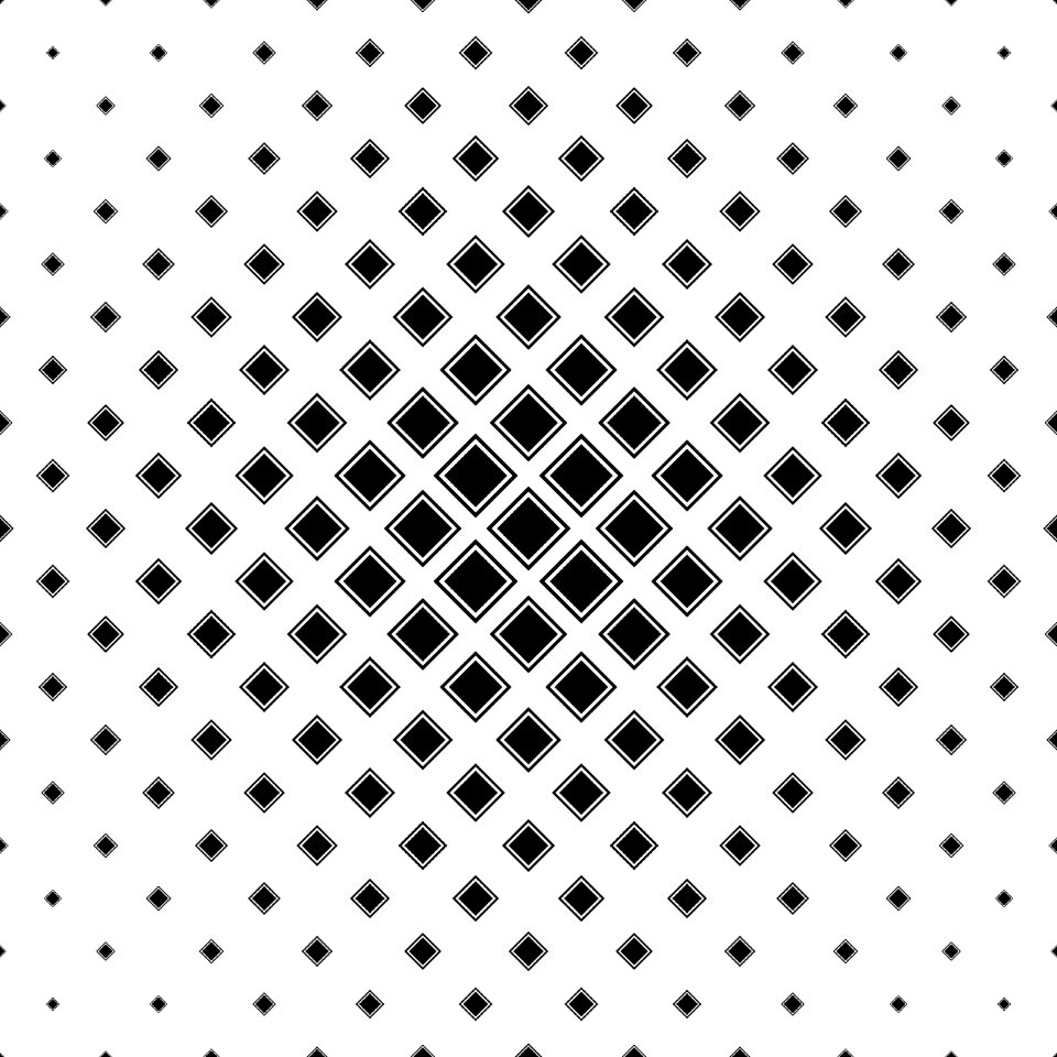 Black and white seamless pattern decorative. Free illustration for personal and commercial use.