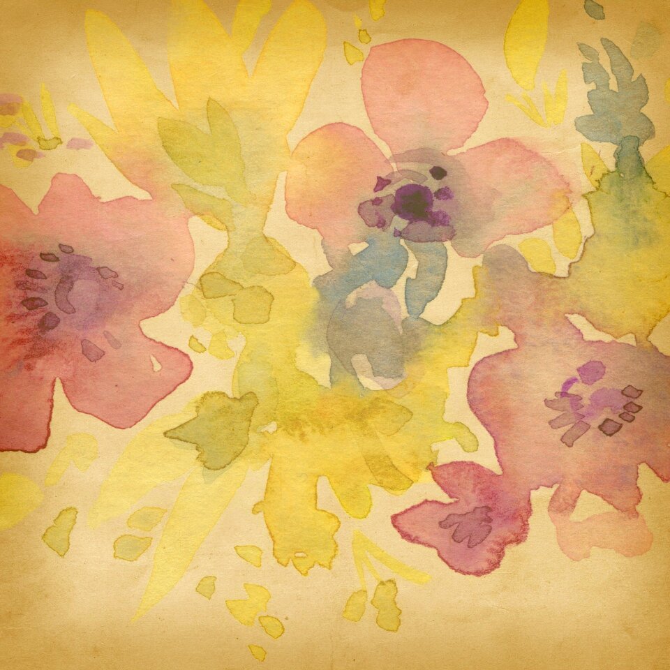 Scrapbook watercolor background paper. Free illustration for personal and commercial use.