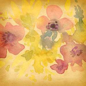 Scrapbook watercolor background paper. Free illustration for personal and commercial use.