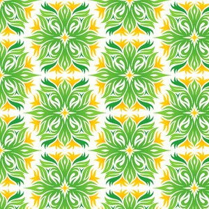 Wallpaper decoration floral. Free illustration for personal and commercial use.