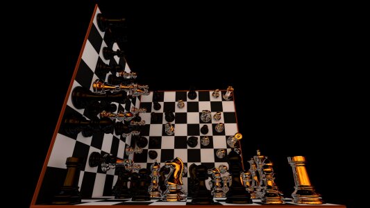 Chess background black mirror. Free illustration for personal and commercial use.