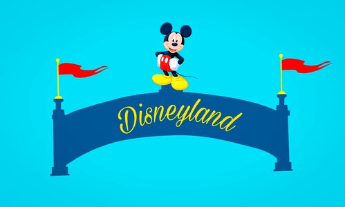 Mickey mouse walt disney input. Free illustration for personal and commercial use.