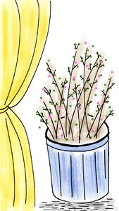 Spring decoration floral. Free illustration for personal and commercial use.