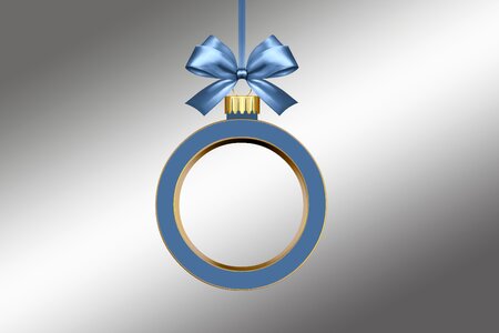 Ring jewellery christmas decorations. Free illustration for personal and commercial use.