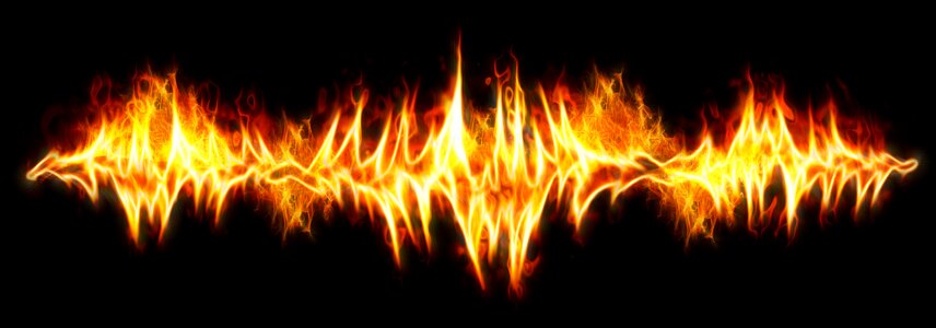 Hot line burn. Free illustration for personal and commercial use.