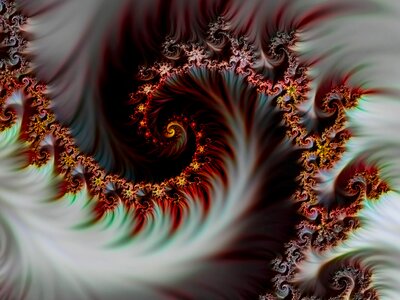 Fantasy spiral abstract. Free illustration for personal and commercial use.