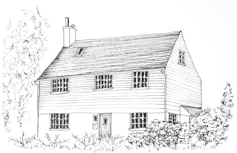 Village sussex landmark. Free illustration for personal and commercial use.