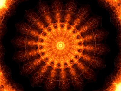 Mandala sun mandala esoteric. Free illustration for personal and commercial use.