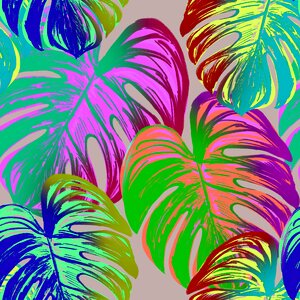 Pattern exotic vegetation. Free illustration for personal and commercial use.