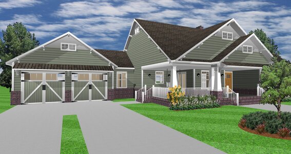 Architecture home building. Free illustration for personal and commercial use.