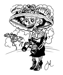 Dia de los muertos muertos all souls day. Free illustration for personal and commercial use.