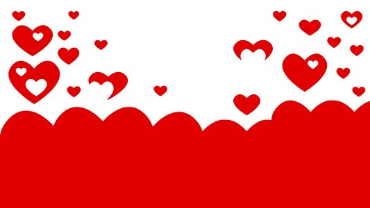 Love valentine design. Free illustration for personal and commercial use.
