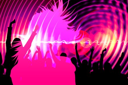 Party disco nightclub. Free illustration for personal and commercial use.