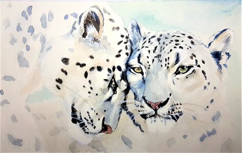 Watercolor art painting. Free illustration for personal and commercial use.