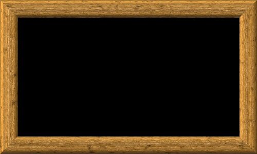 Design picture frame isolated wooden frame. Free illustration for personal and commercial use.