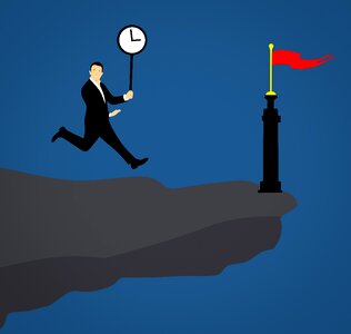 Achievers  success deadline. Free illustration for personal and commercial use.