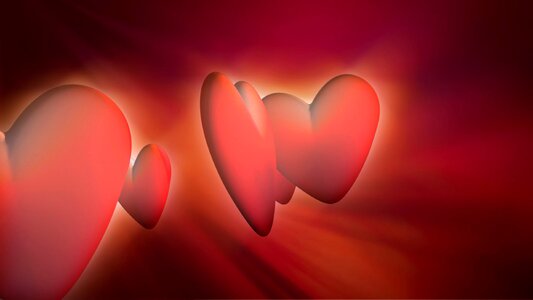 Romantic heart valentine. Free illustration for personal and commercial use.