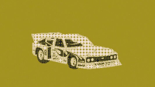 Automotive vehicle rally. Free illustration for personal and commercial use.