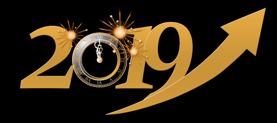 Turn of the year sylvester number. Free illustration for personal and commercial use.