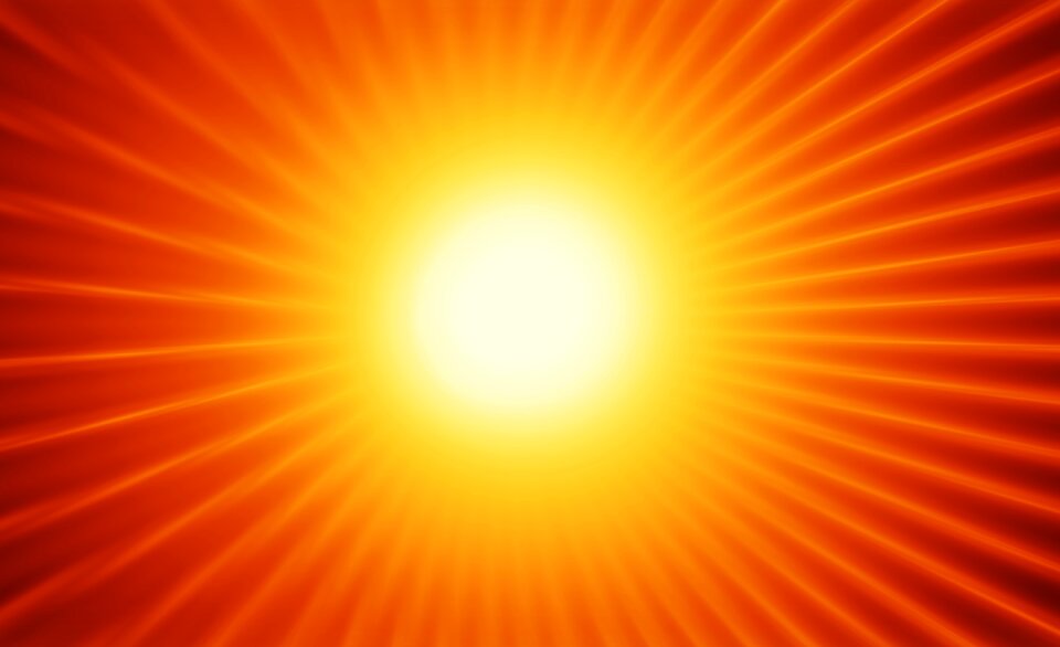 Light background sun. Free illustration for personal and commercial use.