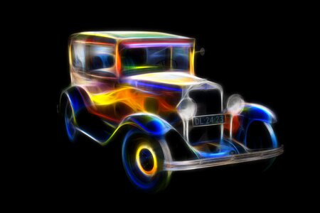 Vehicle classic transport. Free illustration for personal and commercial use.
