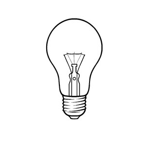 Energy lamp inspiration. Free illustration for personal and commercial use.
