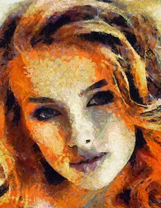 Model portrait beauty. Free illustration for personal and commercial use.